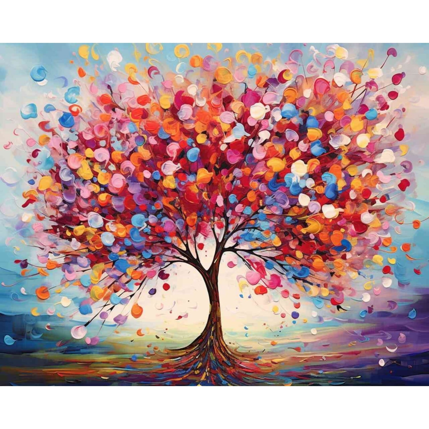 Fancy Tree Motiv - DIY