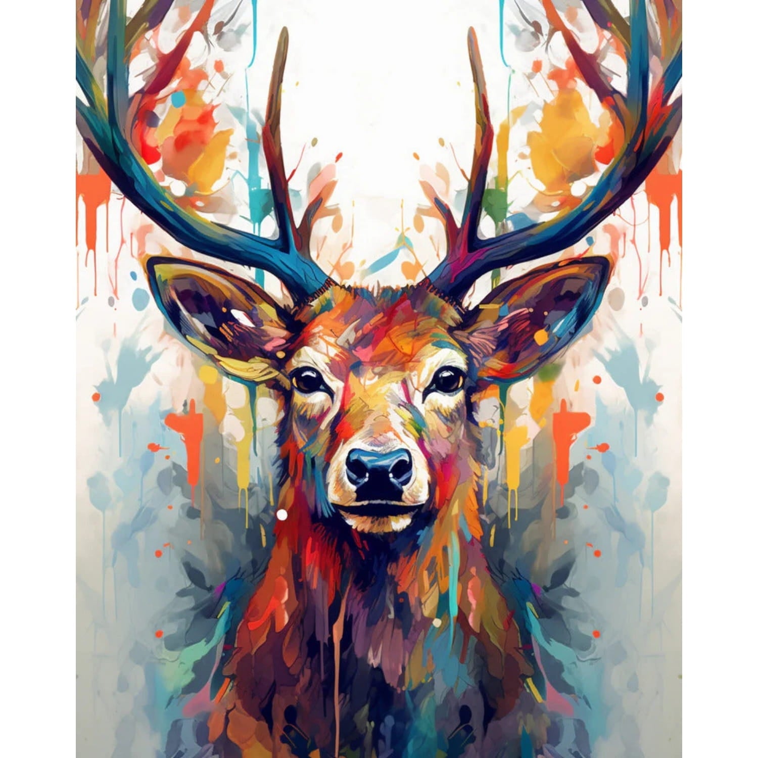 Fancy Hirsch Motiv - DIY