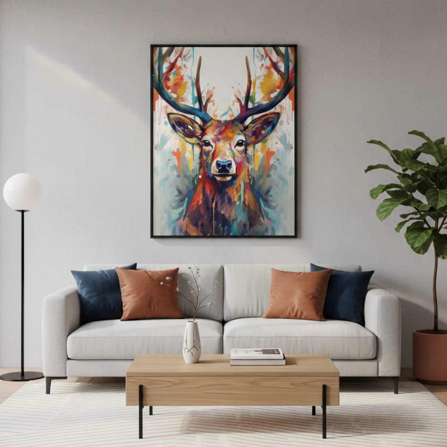 Fancy Hirsch Motiv - DIY